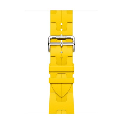 Ремешок Hermes для Apple Watch 42mm Kilim Single Tour - Желтый (Sun)