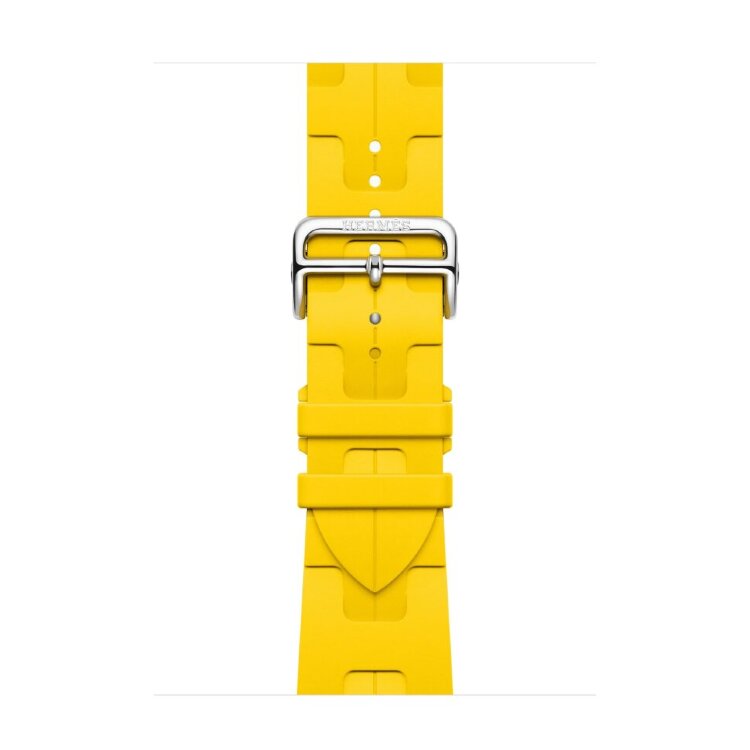 Ремешок Hermes для Apple Watch 42mm Kilim Single Tour - Желтый (Sun) Ремешок Hermes для Apple Watch 42mm Kilim Single Tour - Желтый (Sun)