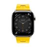 Ремешок Hermes для Apple Watch 42mm Kilim Single Tour - Желтый (Sun)