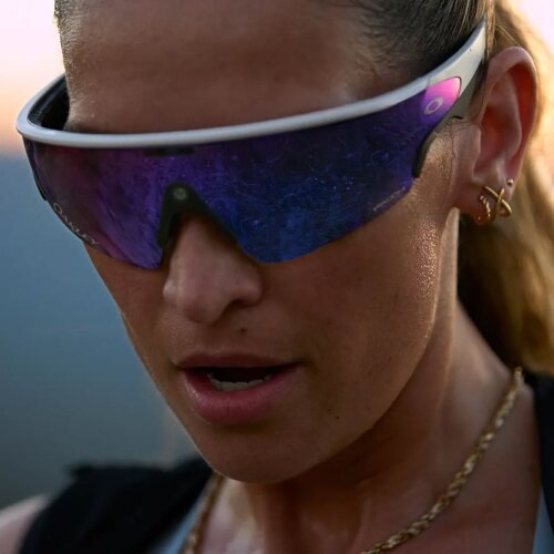 Oakley Meta Vanguard (Белая оправа, линзы Prizm Sapphire)