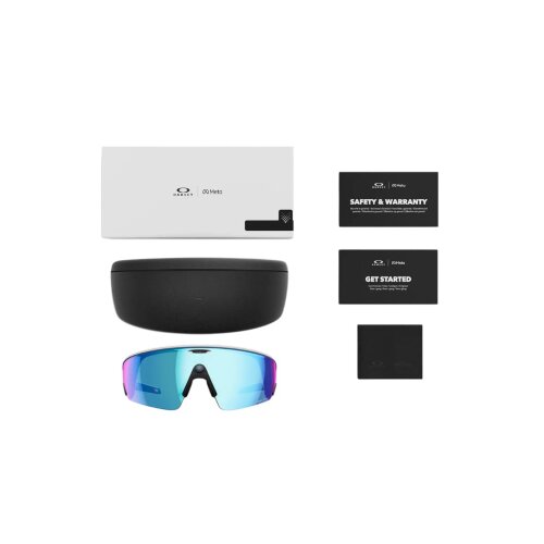 Oakley Meta Vanguard (Белая оправа, линзы Prizm Sapphire)