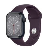 Apple Watch Series 8 41mm, Midnight Aluminum Case with Sport Band - Elderberry