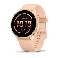 Умные часы Garmin Vivoactive 6 Metallic Pink Dawn, Pink Dawn Band