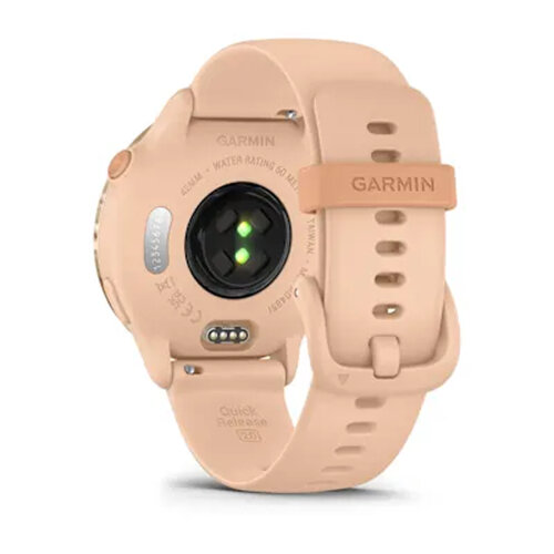 Умные часы Garmin Vivoactive 6 Metallic Pink Dawn, Pink Dawn Band