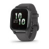 Умные часы Garmin Venu Sq 2 Slate 40mm Aluminum Bezel Shadow Gray Case Silicone Band