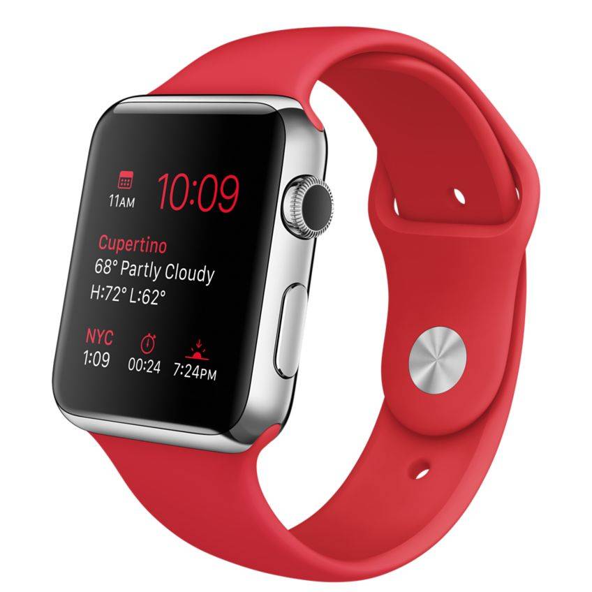 Red dial apple watch 2025
