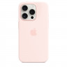 Силиконовый чехол для iPhone 15 Pro Max с MagSafe - Светло-розовый (Light Pink)