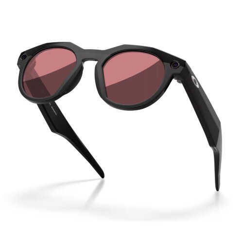 Oakley Meta HSTN (бордово-коричневые линзы, черная оправа, Prizm)