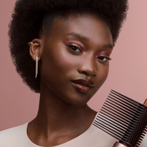 Мультистайлер и фен Dyson Airwrap Co-anda2x Curly+Coily - Amber Silk