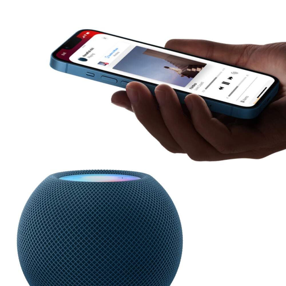 Купить колонку Apple HomePod Mini Blue в Москве. Цена, отзывы