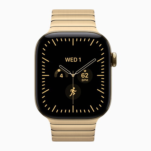 Apple Watch Series 12 46mm Radiant Gold Titanium Case with Radiant Gold Link Bracelet