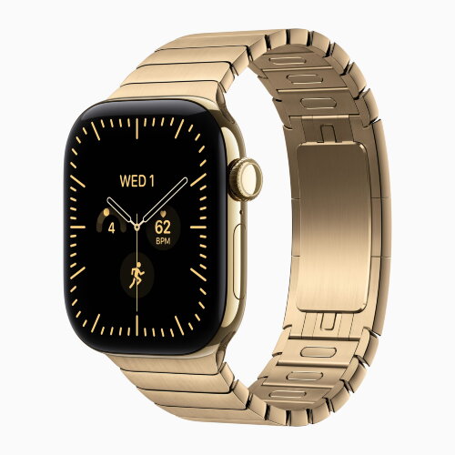 Apple Watch Series 12 46mm Radiant Gold Titanium Case with Radiant Gold Link Bracelet