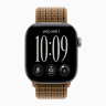 Apple Watch Series 12 46mm, Space Gray Aluminum Case with Sport Loop - Light Umber Plaid