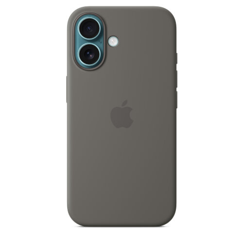 Силиконовый чехол для iPhone 16 с MagSafe - Stone Gray (Серый)