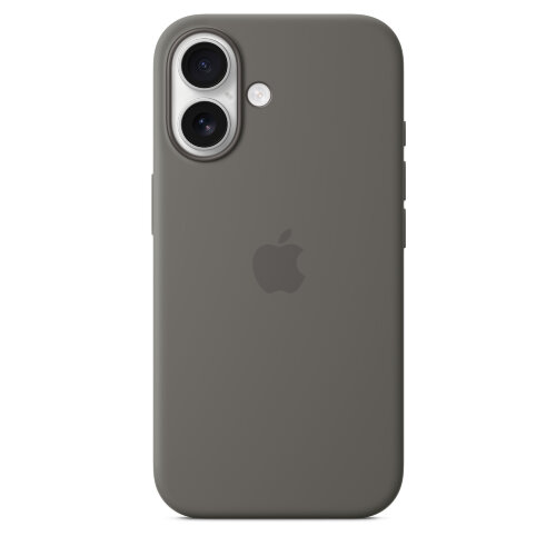 Силиконовый чехол для iPhone 16 с MagSafe - Stone Gray (Серый)