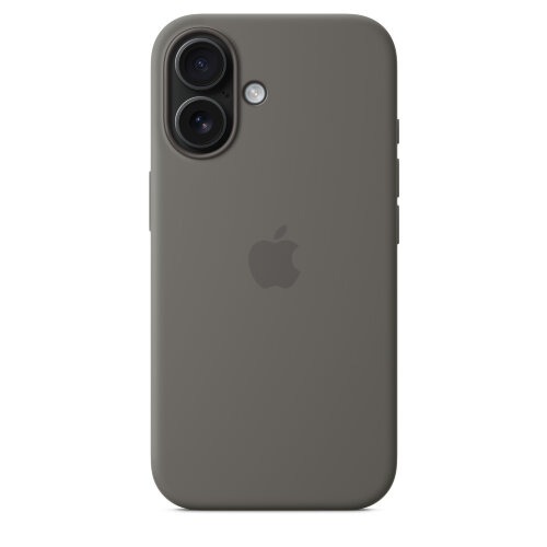 Силиконовый чехол для iPhone 16 с MagSafe - Stone Gray (Серый)