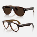 Ray-Ban Meta Gen 3 Aviator Transitions (Havana полированный / коричневый фотохром)