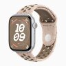 Apple Watch Series 10 42mm, Silver Aluminum Case with Nike Sport Band - Desert Stone