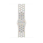Спортивный ремешок для Apple Watch 46mm Nike Sport Band (S/M) - Чистый платинум (Pure Platinum)