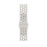 Спортивный ремешок для Apple Watch 46mm Nike Sport Band (S/M) - Чистый платинум (Pure Platinum)