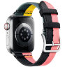 Apple Watch Hermes Series 11 42mm, ремешок из плетеного нейлона 4 цвета