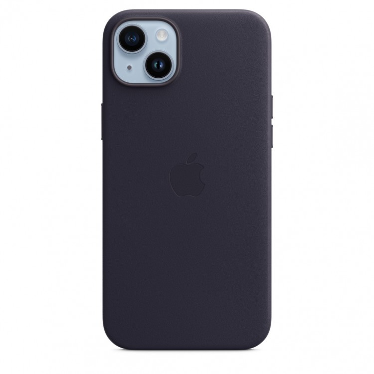 Кожаный чехол для iPhone 14 Plus с MagSafe - Черный