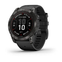 Умные часы Garmin Fenix 7X Pro 51mm Sapphire Solar Edition Carbon Gray DLC Titanium Black Band