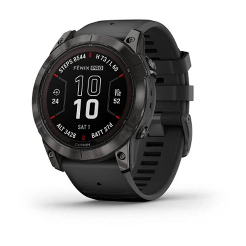Умные часы Garmin Fenix 7X Pro 51mm Sapphire Solar Edition Carbon Gray DLC Titanium Black Band