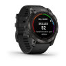 Умные часы Garmin Fenix 7X Pro 51mm Sapphire Solar Edition Carbon Gray DLC Titanium Black Band