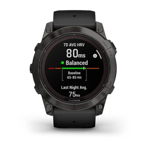 Умные часы Garmin Fenix 7X Pro 51mm Sapphire Solar Edition Carbon Gray DLC Titanium Black Band