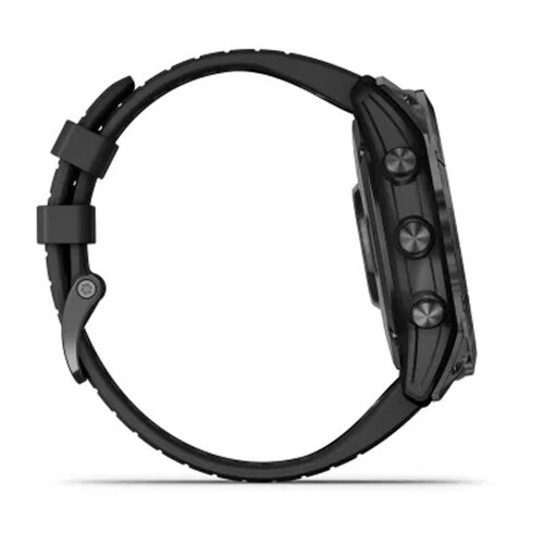 Умные часы Garmin Fenix 7X Pro 51mm Sapphire Solar Edition Carbon Gray DLC Titanium Black Band