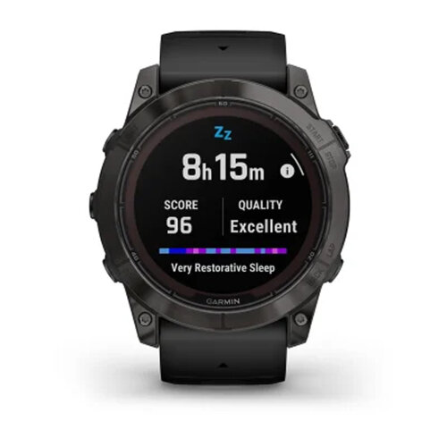 Умные часы Garmin Fenix 7X Pro 51mm Sapphire Solar Edition Carbon Gray DLC Titanium Black Band