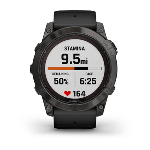 Умные часы Garmin Fenix 7X Pro 51mm Sapphire Solar Edition Carbon Gray DLC Titanium Black Band
