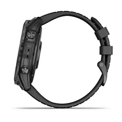 Умные часы Garmin Fenix 7X Pro 51mm Sapphire Solar Edition Carbon Gray DLC Titanium Black Band