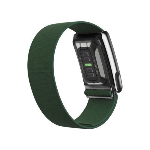 Ремешок для фитнес-браслета WHOOP Your Way MG Titanium, Band CoreKnit Evergreen