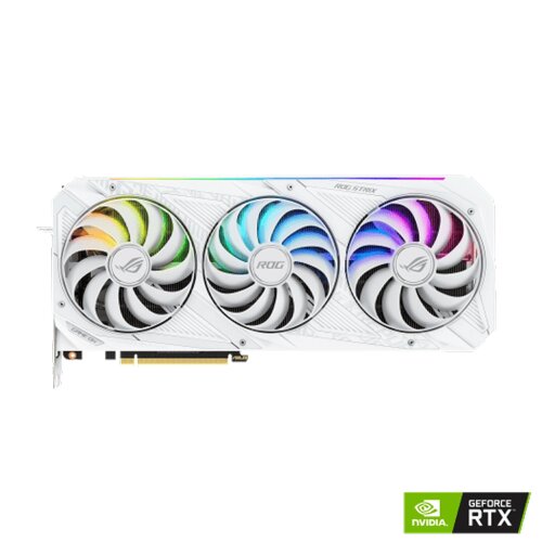 Видеокарта NVIDIA ASUS ROG Strix GeForce RTX 3080 White OC 10G