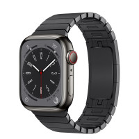 Apple Watch Series 8 41mm Graphite Stainless Steel Case with Space Black Link Bracelet