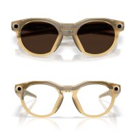 Oakley Meta Transitions (прозрачные линзы с затемнением в коричневый, прозрачно-бежевая оправа)