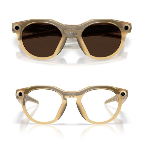 Oakley Meta Transitions (прозрачные линзы с затемнением в коричневый, прозрачно-бежевая оправа)