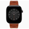 Apple Watch Hermes Series 12 42mm, спортивный ремешок Kilim оранжевый Orange