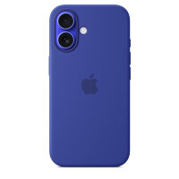 Силиконовый чехол для iPhone 16 с MagSafe - Ultramarine (Голубой)
