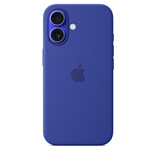 Силиконовый чехол для iPhone 16 с MagSafe - Ultramarine (Голубой)