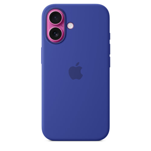 Силиконовый чехол для iPhone 16 с MagSafe - Ultramarine (Голубой)