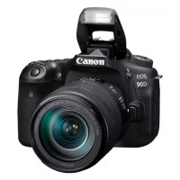 Canon EOS 90D Camera + EF-S 18-135mm IS USM Lens + Backpack + SD card + Spare Battery Kit