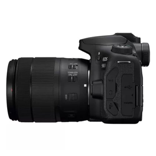 Canon EOS 90D Camera + EF-S 18-135mm IS USM Lens + Backpack + SD card + Spare Battery Kit