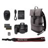 Canon EOS 90D Camera + EF-S 18-135mm IS USM Lens + Backpack + SD card + Spare Battery Kit