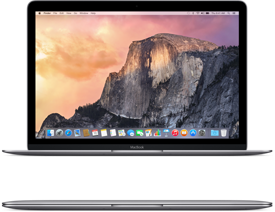 Apple MacBook 12" 256GB Space Gray, MJY32