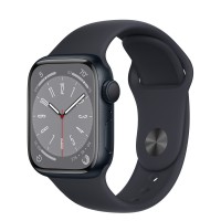 Apple Watch Series 8 41mm, Midnight Aluminum Case with Sport Band - Midnight