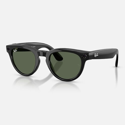 Ray-Ban Meta Gen 2 Low Bridge Fit HeadLiner (глянцевая черная оправа, линзы зеленые G-15)