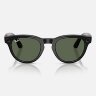Ray-Ban Meta Gen 2 Low Bridge Fit HeadLiner (глянцевая черная оправа, линзы зеленые G-15)